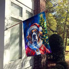Load image into Gallery viewer, Saint Bernard Christmas House Flag