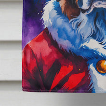 Load image into Gallery viewer, Saint Bernard Christmas House Flag