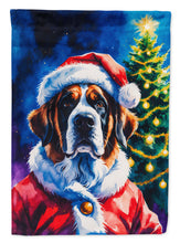 Load image into Gallery viewer, Saint Bernard Christmas House Flag