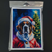 Load image into Gallery viewer, Saint Bernard Christmas Greeting Cards Pack of 8