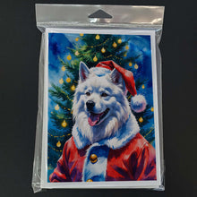 Load image into Gallery viewer, Samoyed Christmas Greeting Cards Pack of 8
