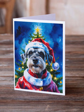 Load image into Gallery viewer, Schnauzer Christmas Greeting Cards Pack of 8