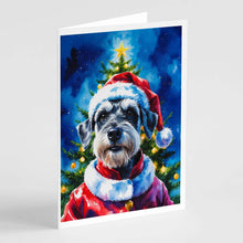 Load image into Gallery viewer, Schnauzer Christmas Greeting Cards Pack of 8