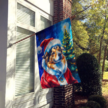 Load image into Gallery viewer, Sheltie Christmas House Flag