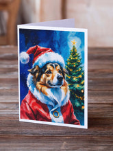 Load image into Gallery viewer, Sheltie Christmas Greeting Cards Pack of 8
