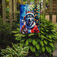 Load image into Gallery viewer, Siberian Husky Christmas Garden Flag