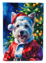 Load image into Gallery viewer, Westie Christmas House Flag