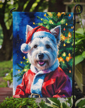 Load image into Gallery viewer, Westie Christmas Garden Flag