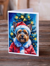 Load image into Gallery viewer, Yorkshire Terrier Christmas Greeting Cards Pack of 8