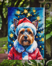 Load image into Gallery viewer, Yorkshire Terrier Christmas Garden Flag