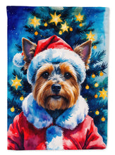 Load image into Gallery viewer, Yorkshire Terrier Christmas Garden Flag