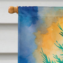 Load image into Gallery viewer, Alligator Christmas House Flag