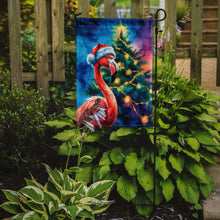 Load image into Gallery viewer, Flamingo Christmas Garden Flag