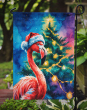 Load image into Gallery viewer, Flamingo Christmas Garden Flag