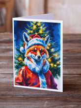 Load image into Gallery viewer, Fox Christmas Greeting Cards Pack of 8