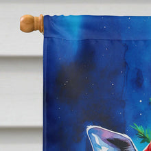Load image into Gallery viewer, Giraffe Christmas House Flag