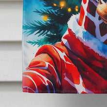 Load image into Gallery viewer, Giraffe Christmas House Flag