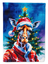 Load image into Gallery viewer, Giraffe Christmas House Flag