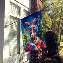 Load image into Gallery viewer, Goat Christmas House Flag