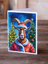 Load image into Gallery viewer, Goat Christmas Greeting Cards Pack of 8