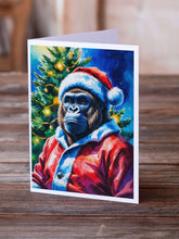 Load image into Gallery viewer, Gorilla Christmas Greeting Cards Pack of 8