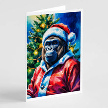 Load image into Gallery viewer, Gorilla Christmas Greeting Cards Pack of 8