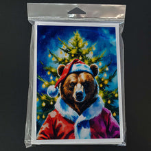 Load image into Gallery viewer, Bear Christmas Greeting Cards Pack of 8
