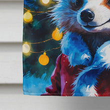 Load image into Gallery viewer, Hedgehog Christmas House Flag
