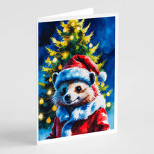 Load image into Gallery viewer, Hedgehog Christmas Greeting Cards Pack of 8