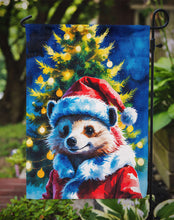 Load image into Gallery viewer, Hedgehog Christmas Garden Flag