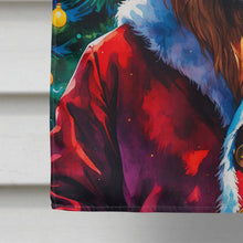 Load image into Gallery viewer, Lion Christmas House Flag