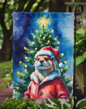 Load image into Gallery viewer, Otter Christmas Garden Flag