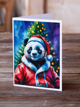 Load image into Gallery viewer, Panda Christmas Greeting Cards Pack of 8