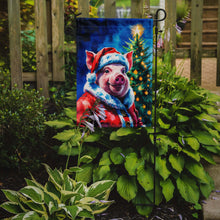 Load image into Gallery viewer, Pig Christmas Garden Flag