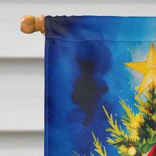 Load image into Gallery viewer, Raccoon Christmas House Flag