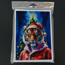 Load image into Gallery viewer, Tiger Christmas Greeting Cards Pack of 8