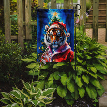 Load image into Gallery viewer, Tiger Christmas Garden Flag