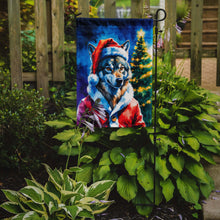 Load image into Gallery viewer, Wolf Christmas Garden Flag