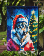 Load image into Gallery viewer, Wolf Christmas Garden Flag