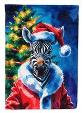 Load image into Gallery viewer, Zebra Christmas House Flag