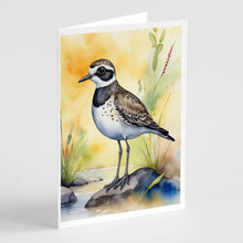 Load image into Gallery viewer, American Golden-Plover Bird Greeting Cards Pack of 8
