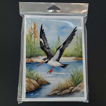 Load image into Gallery viewer, Black Skimmer Bird Greeting Cards Pack of 8