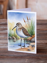 Load image into Gallery viewer, Dunlin Bird Greeting Cards Pack of 8