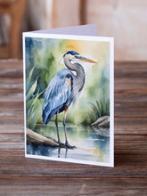 Load image into Gallery viewer, Great Blue Heron Bird Greeting Cards Pack of 8