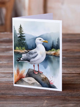 Load image into Gallery viewer, Herring Gull Bird Greeting Cards Pack of 8