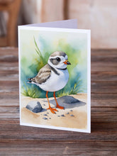 Load image into Gallery viewer, Piping Plover Bird Greeting Cards Pack of 8