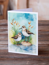 Load image into Gallery viewer, Sandpipers Bird Greeting Cards Pack of 8
