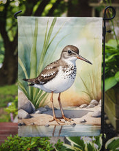 Load image into Gallery viewer, Spotted Sandpiper Bird Garden Flag