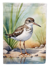 Load image into Gallery viewer, Spotted Sandpiper Bird Garden Flag