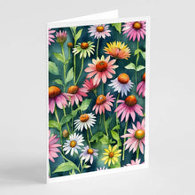 Load image into Gallery viewer, Coneflowers Greeting Cards Pack of 8